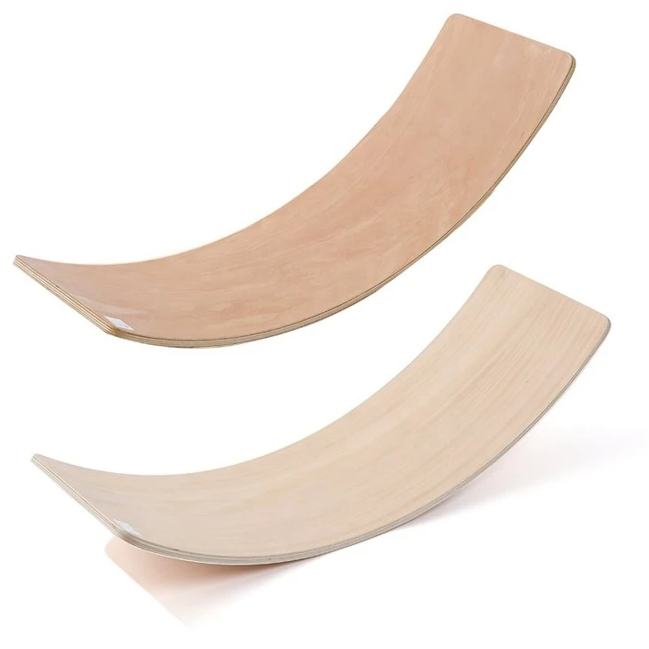 CHOOYOU Natural Wood Rocking Balance Board